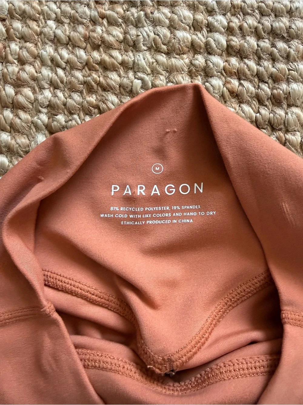PARAGON High Rise Biker Shorts | 7” Inseam | Terracotta | M